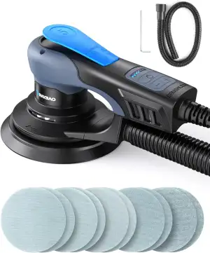 350W Bürstenloser Exzenterschleifer mit 150mm Schleifteller, 5mm Exzentrizität E