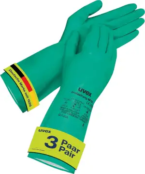 Uvex Unisex Profastrong Nf33 Chemikalienschutzhandschuh (3er Pack)