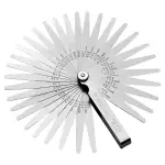 Spurtar 32 Klingen Fühlerlehre 0,03-1,00mm/0,001-0,04" Edelstahl Metrisch/Imperial Werkzeug zur Messung für Messung Gap Breite/Dicke/metrisch Größen