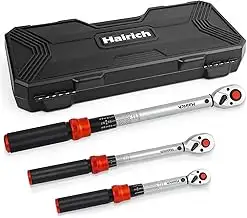 Drehmomentschlüssel Set 3‑teilig | 1/4″ + 3/8″ + 1/2″ | 3‑25 Nm, 5‑60 Nm, 20‑230