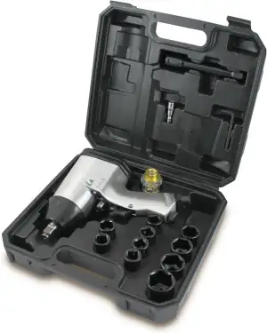 BITUXX® Druckluft Schlagschrauber Radschrauber Set 16-teilig mit Transportkoffer