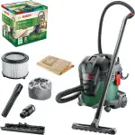 Bosch Nass- und Trockensauger UniversalVac 15 im Set mit fünf Papierfilterbeuteln (1000 Watt, 15 ...