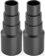2 Stück Schlauchadapter universal - Staubsaugeradapter - Schlauch Reduzierstück für z.B: Bosch, Makita, Kärcher - Für Anschluß an Staubsaugerschlauch, Polyvinylchlorid (PVC)