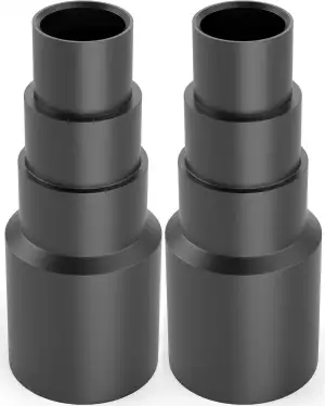 2 Stück Schlauchadapter universal - Staubsaugeradapter - Schlauch Reduzierstück 