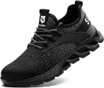 SUADEX Sicherheitsschuhe Arbeitsschuhe Herren Damen Leicht Stahlkappenschuhe Atmungsaktiv mit Sta...