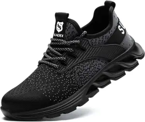 SUADEX Sicherheitsschuhe Arbeitsschuhe Herren Damen Leicht Stahlkappenschuhe Atm
