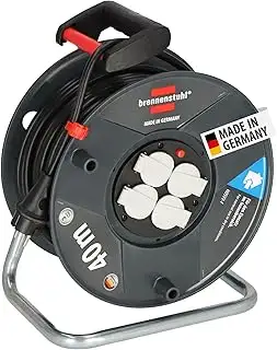 Brennenstuhl Garant V2 Kabeltrommel 40m Kabel (Made in Germany, 4 Schutzkontakt-