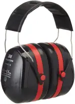 3M Peltor Optime III Kapselgehörschutz - Größenverstellbare Ohrenschützer mit Doppelschalentechno...