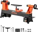 VEVOR Drechselbank, 1 PS/750 W, Drechselmaschine mit variabler Drehzahl von 150 bis 3800 U/min, D...