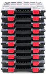 Kistenberg 10x Sortimentskasten NORS14 Sortierbox Set Sortierkasten Kleinteilemagazin Mit Trennst...