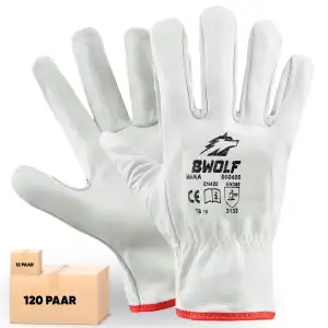 BWOLF MANA 12/60 Paar Arbeitshandschuhe Leder Arbeitshandschuhe Herren, dornenfe