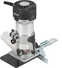 Trend T1 Oberfräse mit erweiterter Trimmbasis, 8mm Spannzange, 710W, 230V, Kompa