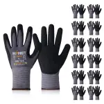 Arbeitshandschuhe - HPHST SF001TS Handschuhe 12 Paar Montagehandschuhe für Damen und Herren Glove...