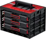 Kistenberg Sortimentskasten SET Werkzeugkoffer Sortierbox Kleinteilemagazin (inklusive 3x Sortime...