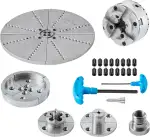 VEVOR KP965 Drehbankfutter 5 Backentypen φ96mm Backenfutter aus 45# Klemmbereich 32–70mm Spannfut...