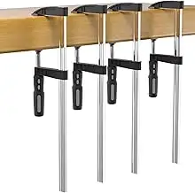 Schraubzwingen Set 4 Stück, Schraubzwinge 350mm Spannweite, Spannkraft 270kg, Ma