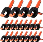 20er Set Klemmzwingen 160mm aus hochfestem Nylon - Hochleistungs Leimzwingen mit 70mm Spannweite ...