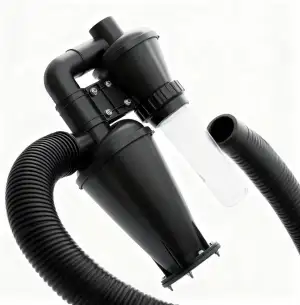 Zyklonabscheider, mit 50mm/2'' Turbolader Filter Geeignet zum Trennen von Holzsp