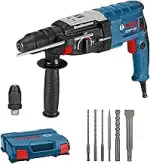 Bosch Professional Bohrhammer GBH 2-28 F (Leistung 880 Watt, Bohr-Ø Beton max: 28 mm, inkl. 6tlg....