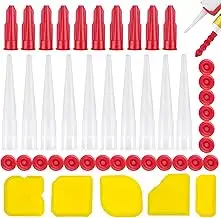 LEAUM 45 Teiliges Set Kartuschenspitzen, Kartuschentüllen Transparent Silikontül