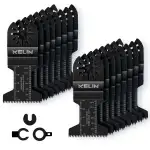 KELIN 16 tlg Multitool Sägeblätter mit Japanischer Zahnung Oszillierendes Zubehör Set, Sauberer S...