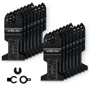 KELIN 16 tlg Multitool Sägeblätter mit Japanischer Zahnung Oszillierendes Zubehö