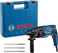 DongCheng Akku Bohrhammer 18V, Schlagenergie 2.1 J, mit 4 Stück SDS-plus, Bohren
