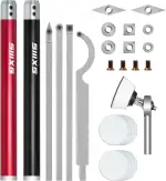 Drechseleisen Set mit Hartmetall-Schneidplatten, verstellbare Drechselmesser Mit Schüsselschleife...