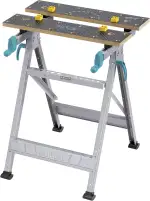 wolfcraft Master 200 Spann- und Arbeitstisch - klappbar/Universell einsetzbarer & robuster Werkti...