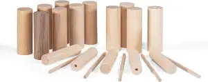 Holzset gemischt - Drechselholz aus Österreich - Ideal geeignet für UNIMAT 1 Bas