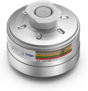 Dräger Atemschutz Kombinationsfilter Rd40 1140 A2B2E2K1 Hg P3 R D, Gasfilter mit