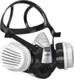 Dräger X-plore 3300 Atemschutzmaske inkl. ABEK1 Hg P3 Kombi-Filter, Halbmaske für Chemiearbeiten,...