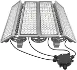 LED Strahler Außen 400W 56000LM Superhell Flutlicht 6500K Kaltweiß Fluter Einstellbarem Winkel Sc...