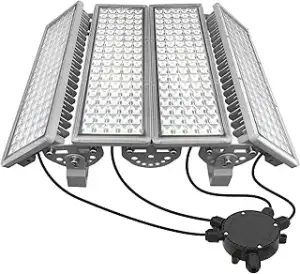 LED Strahler Außen 400W 56000LM Superhell Flutlicht 6500K Kaltweiß Fluter Einste