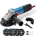 DongCheng Winkelschleifer 1100W, 125mm, Leerlaufdrehzahl:11.800min-1, Schnellverschlussabdeckung, Zu