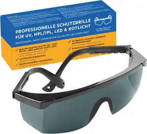 UV Pulse Protect 700 PSA/PPE – UV Schutzbrille auch für Schutz vor Rotlicht & IP