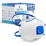 FFP2 Maske mit Ventil – 5er, 10er oder 20er Set – Staubmaske – Atemschutzmaske – Staubschutzmaske...