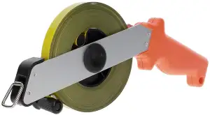 PRODIAMANT® Stahl Maßband 50m [MAßBANDBREITE 13MM] - Bandmaß - Rollbandmaß mit Z