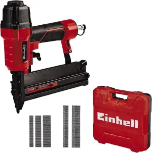 Einhell Druckluft-Tacker TC-PN 50 (2in1-Kombigerät Tacker & Nagler, Sicherheitsn
