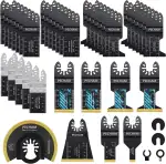 PECHAM 45PCS Multitool Sägeblätter Wood,Universal Holz Metall Oszillierende Oszillierwerkzeug Zub...