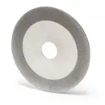 Wiltec Ersatzteil für Sägeblatt Schärfgerät - Diamant-Schleifscheibe - Ersatz Schleifscheibe Ø 100 mm / 20 mm, flach für kleinere Sägezähne, für Schleifmaschine für Kreissägeblätter