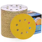 100 Stück Schleifpapier 125mm Klett 120 Körnung Schleifscheiben für Exzenterschleifer 8 Loch Schl...