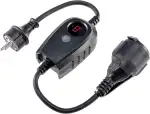 ChiliTec Steckdose mit Dämmerungsensor Aussen Steckdosen-Adapter mit Timer - 230V IP44 2300Watt Z...