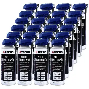 TECPO Multifunktionsöl 24x 400ml Multifunktionsspray Schmiermittel Sprühöl Rostl
