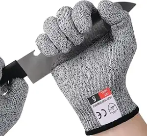 flintronic Schnittfeste Handschuhe, 1 Paar Schnittschutzhandschuhe küche, Schnit