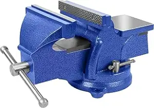 CCLIFE Feststehend Schraubstock Gusseisen 100/125/150 mm für Werkbank Werkbanksc