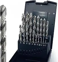 FALKENWALD Metallbohrer Set HSS-Co M35 19-teilig – 5% Kobalt Edelstahlbohrer mit