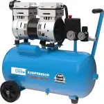Güde Kompressor Airpower 150/8/24 SILENT (ölfrei, flüsterleise, max. 8 bar, 750 W, 24 l Kessel , ...