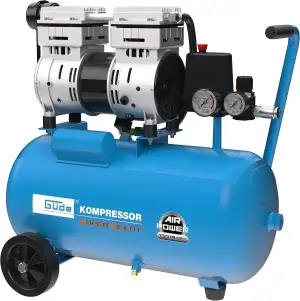 Güde Kompressor Airpower 150/8/24 SILENT (ölfrei, flüsterleise, max. 8 bar, 750 