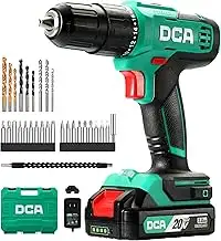 DCA 20V Akku-Schlagbohrmaschine Set, 40 Nm, 13 mm Schnellspannbohrfutter, 22500 